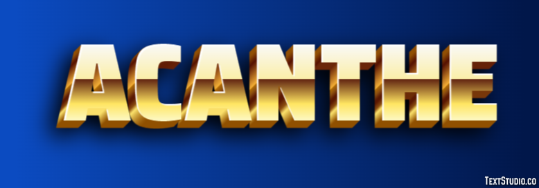 Acanthe Effet de Texte