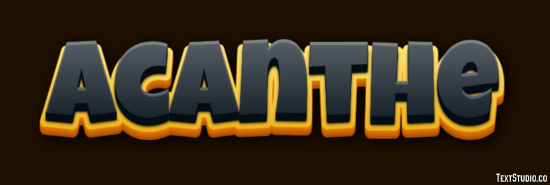 Acanthe Effet de Texte