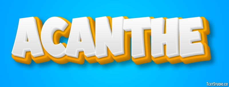 Acanthe Effet de Texte