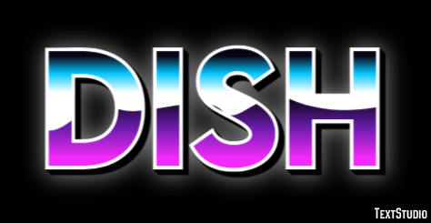 Dish Text effect