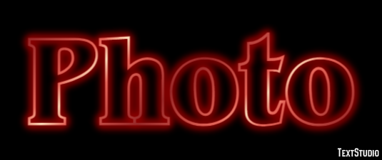 Photo Text Effect