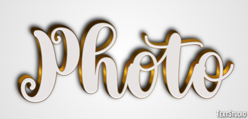 Photo Text Effect