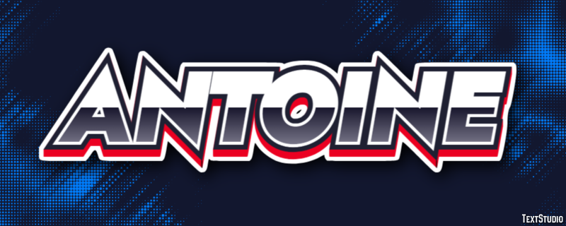 Antoine Text effect