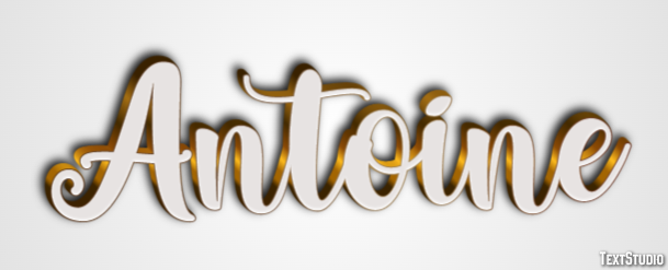 Antoine Text Effect
