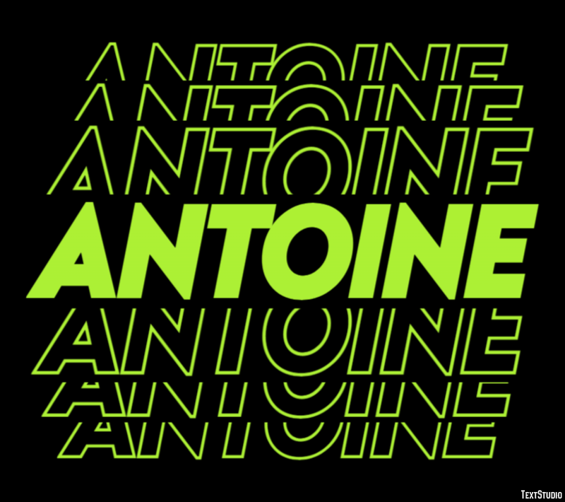 Antoine Text Effect