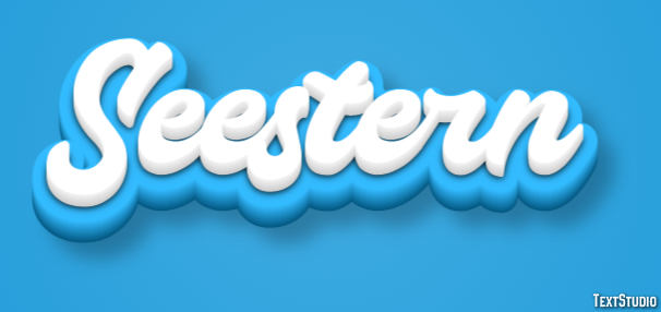 Seestern Texteffekt