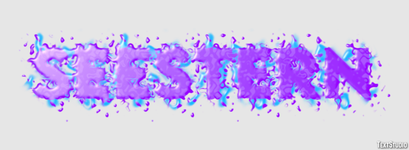 Seestern Texteffekt