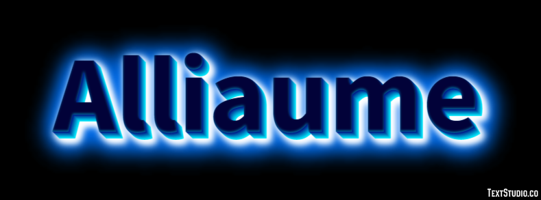 Alliaume Effetto testo
