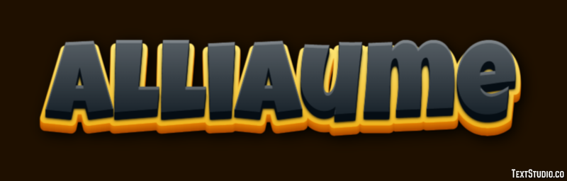 Alliaume Effet de texte