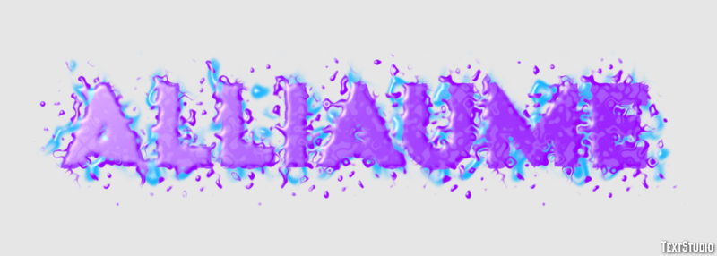 Alliaume Efecto de Texto