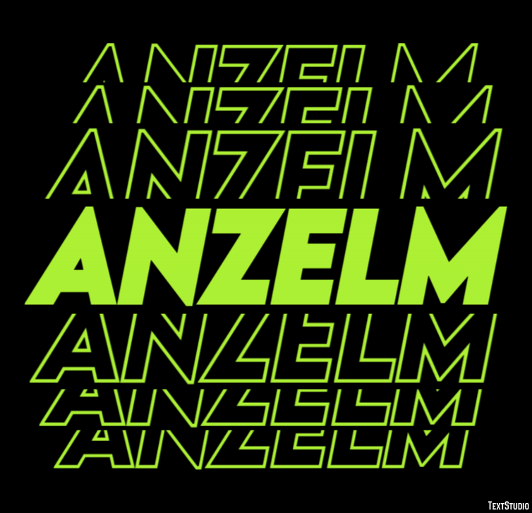 Anzelm Efekt tekstowy