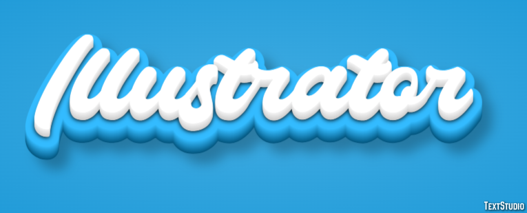Illustrator Efeito de texto