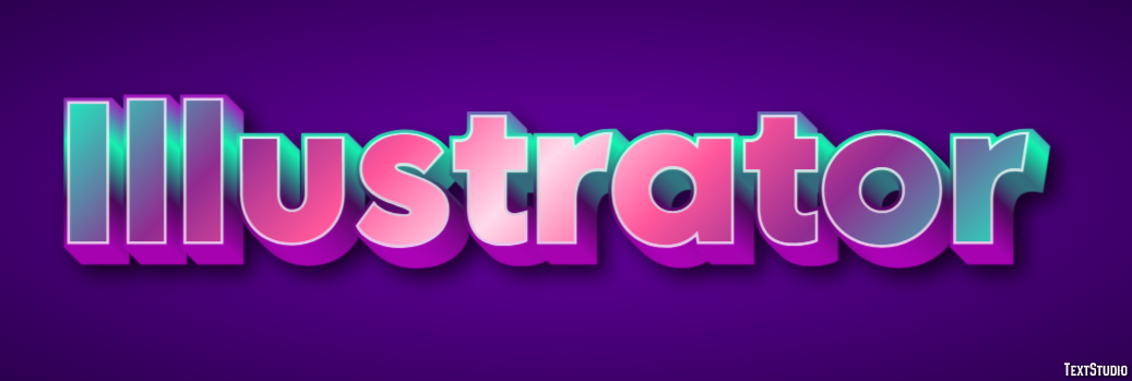 Illustrator Efeito de texto