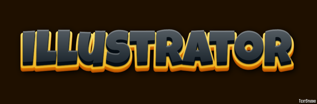 Illustrator Efeito de texto