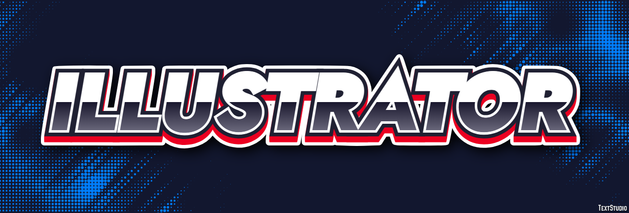 Illustrator Efeito de texto