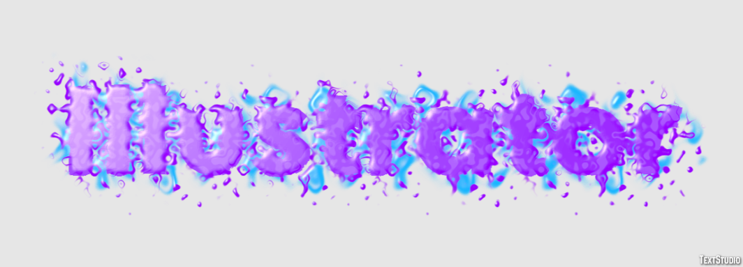Illustrator Efeito de texto