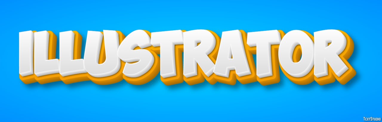 Illustrator Efeito de texto