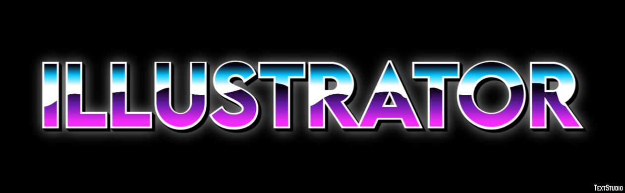 Illustrator Efeito de texto
