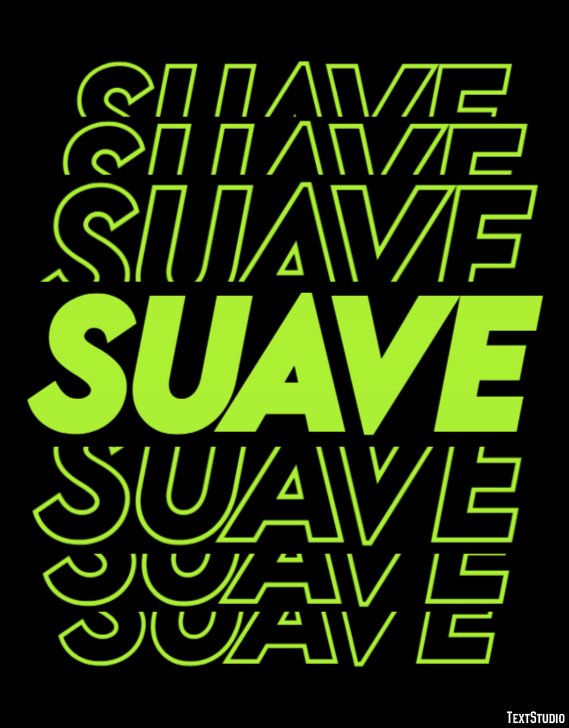 Suave Efeito do texto