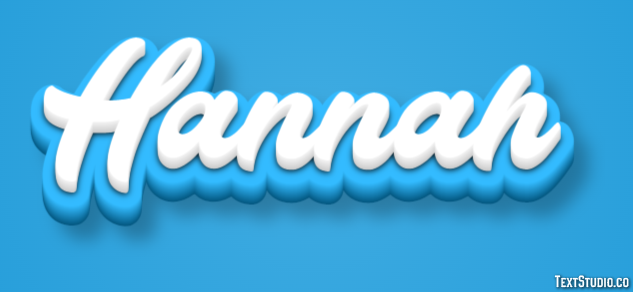 Hannah Эффект текста