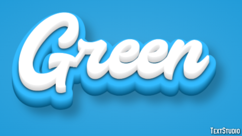 Green Efekt tekstowy