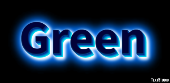 Green Efekt tekstowy