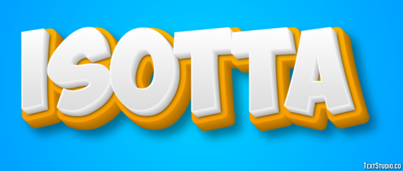Isotta Effetto testo