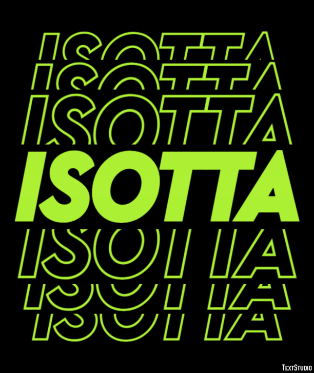 Isotta Effetto testo