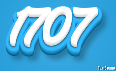 1707 Text Effect