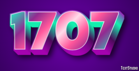 1707 Text Effect