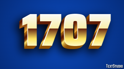 1707 Text Effect