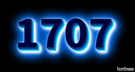1707 Texteffekt