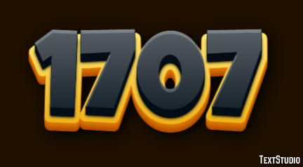 1707 Text Effect