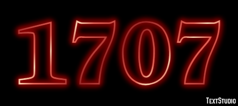 1707 Text Effect