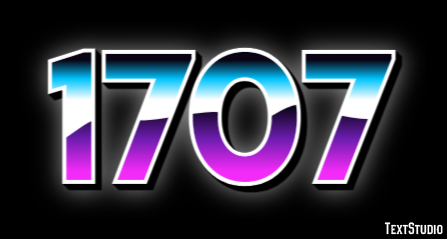 1707 Texteffekt