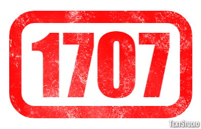 1707 Texteffekt