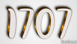 1707 Texteffekt