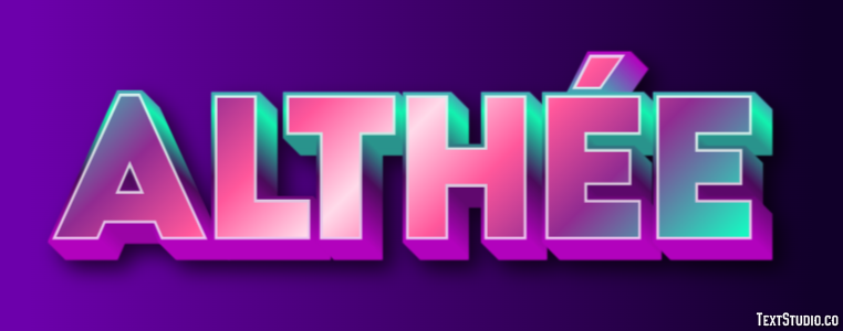Althée Effet de texte