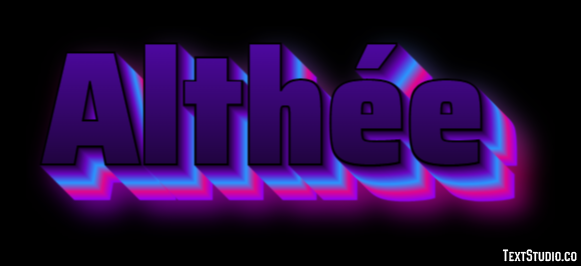 Althée Effet de texte