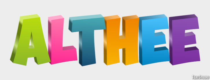 Althée Effet de texte