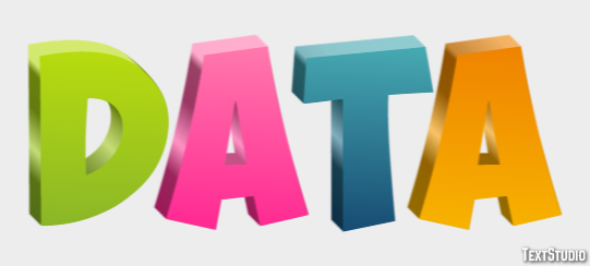 Data Effetto testo