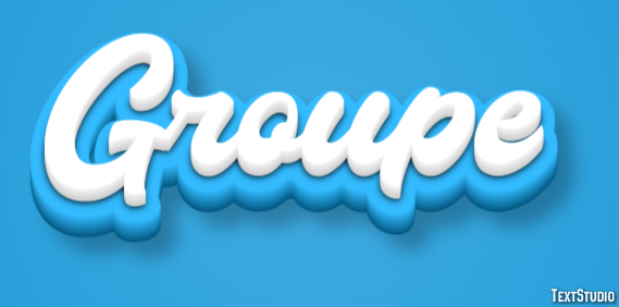 Groupe Efeito de texto