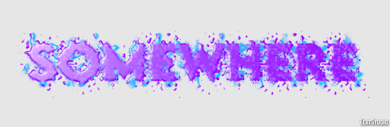 Somewhere Text Effect