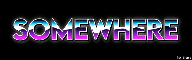 Somewhere Text Effect