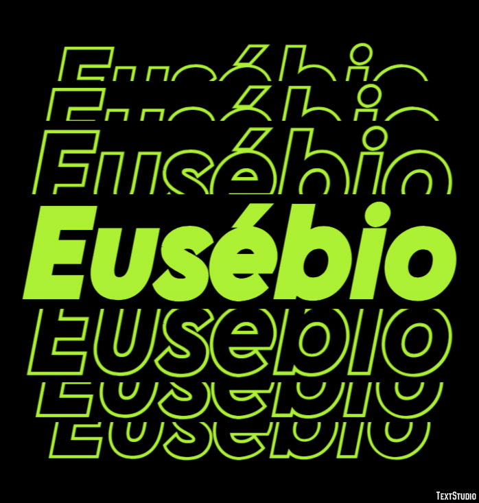 Eusébio Text Effect