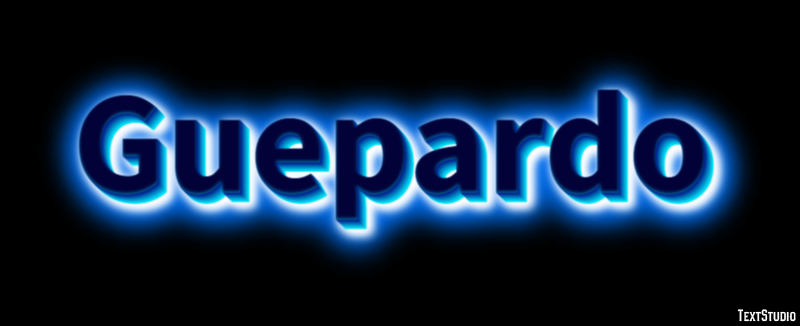 Guepardo Efecto de texto