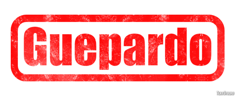 Guepardo Efecto de texto