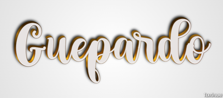 Guepardo Efecto de texto