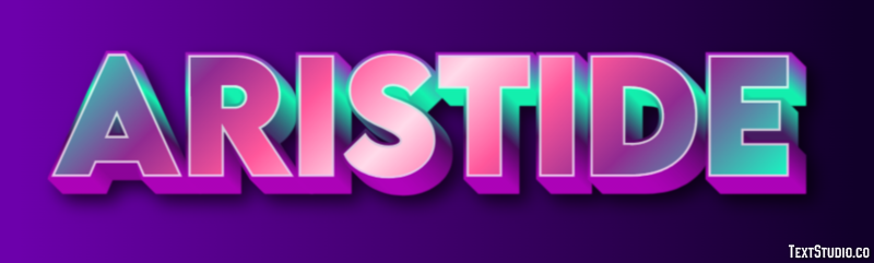 Aristide Text Effect