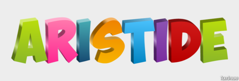 Aristide Text Effect